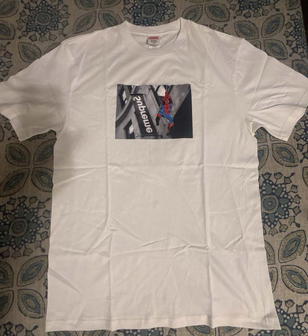 Supreme Spider-Man (White) Tee SS26 MD